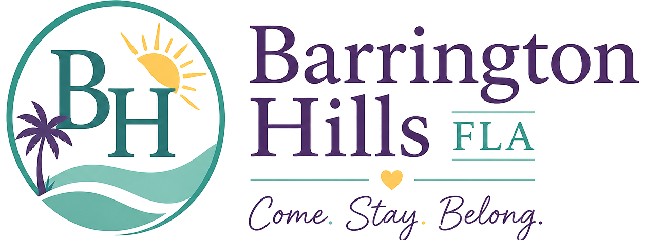 Barrington Hills. Come, Stay, Belong